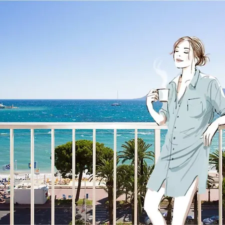 On La Croisette Fabulous Sea View 1 Bed Cannes